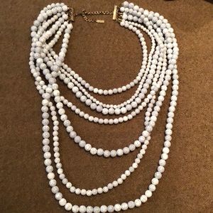 Baublebar Layered marble colored bead necklace